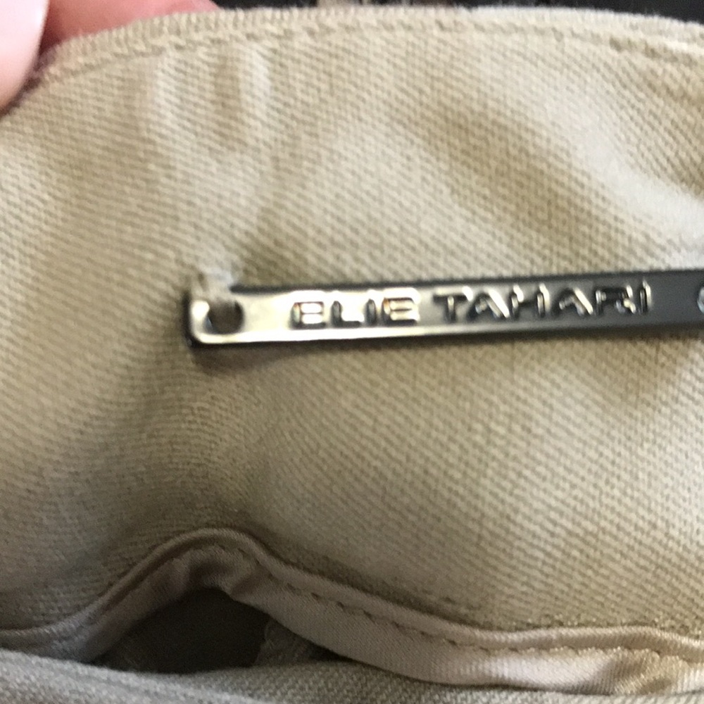 Elie Tahari size 8 cotton/ rayonne pants. - Picture 4 of 5